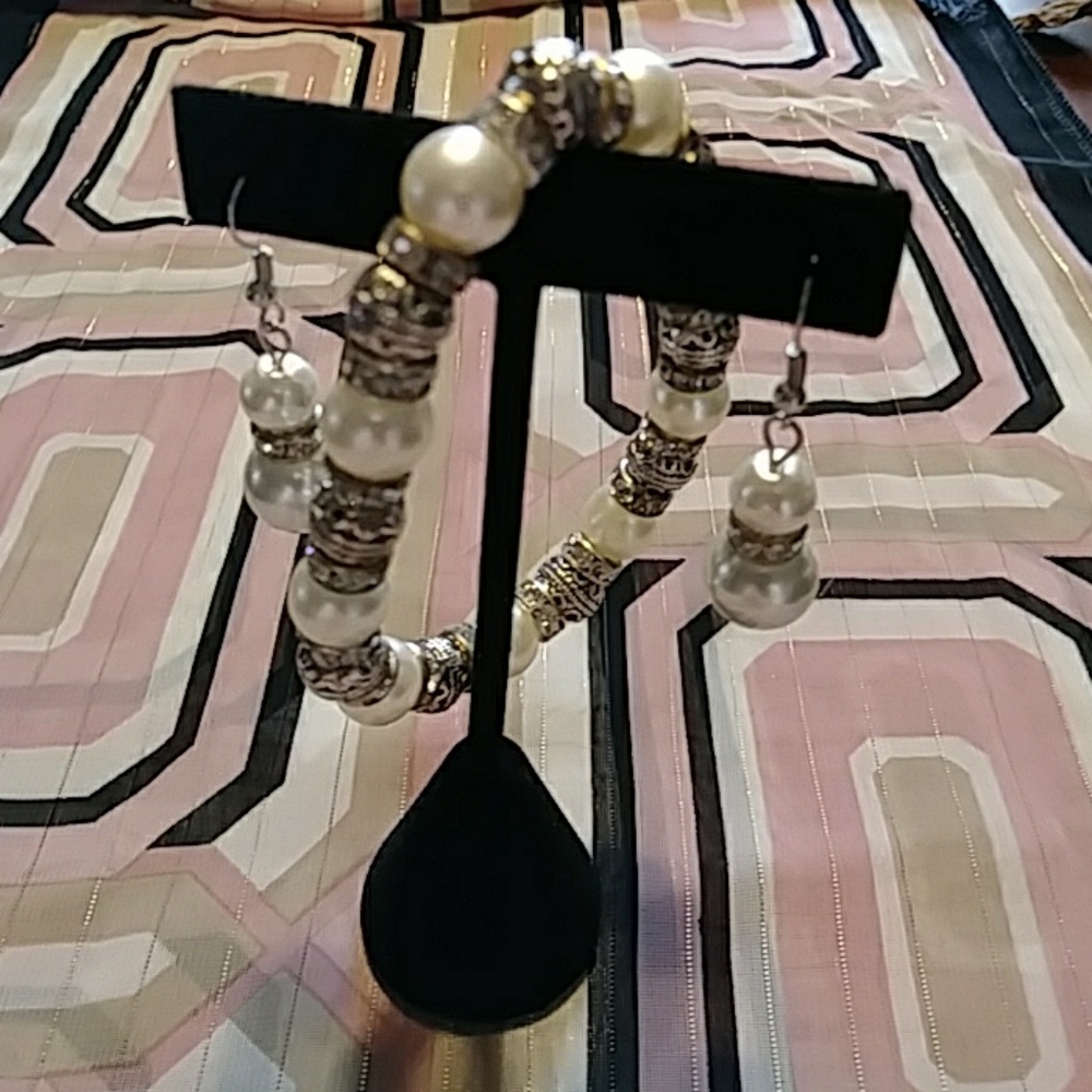 bracelet and matching earrings